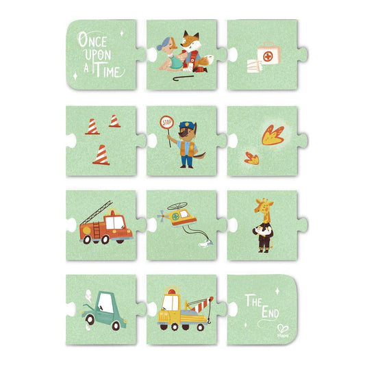 Rescue Vehicles Puzzle Set|救援車輛拼圖套裝