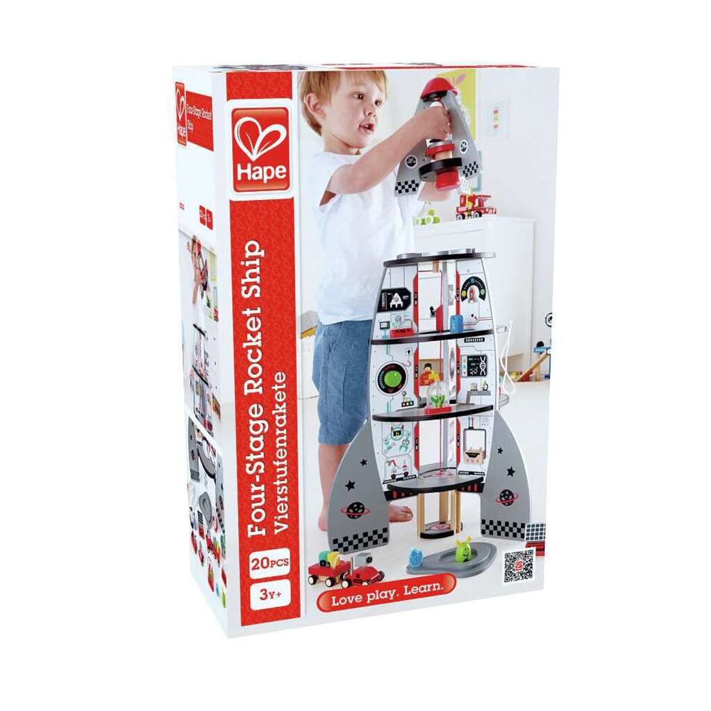 Four-Stage Rocket Ship