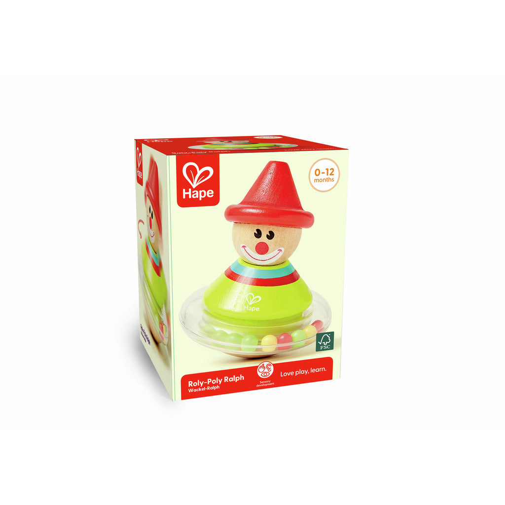 Roly Poly Rarph Roly-Poly Ralph|小丑不倒翁|一推即起・搖擺回彈的啟蒙夥伴|Hape HK