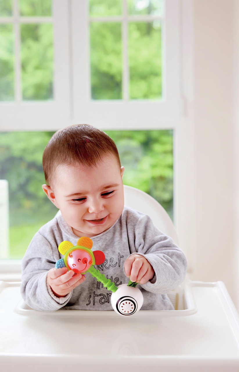 Shake & Sparkle Flower Rattle