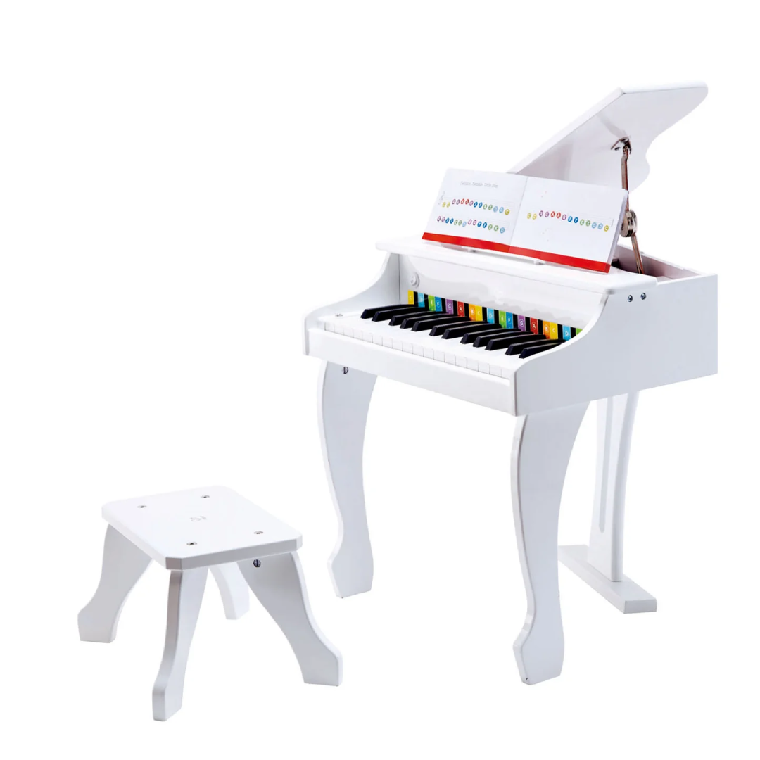 Deluxe Grand Piano｜白色兒童小型豪華三角鋼琴