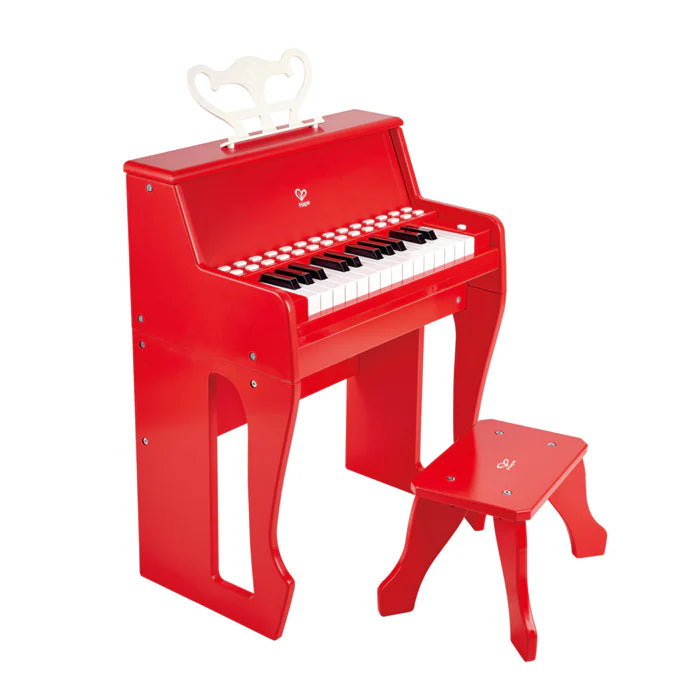 Learning Lights 25-Key Piano with Bench – Red｜學習燈光 25鍵鋼琴連凳（紅）