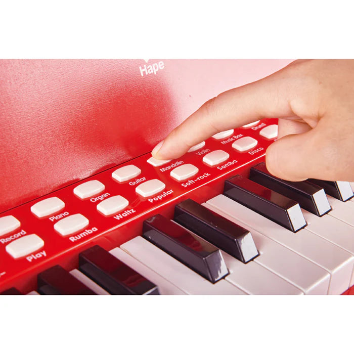 Learning Lights 25-Key Piano with Bench – Red｜學習燈光 25鍵鋼琴連凳（紅）
