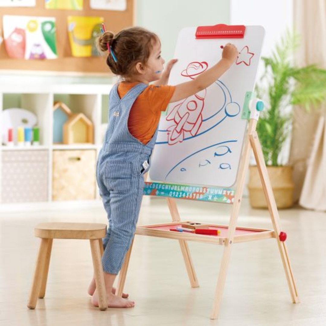 Flip Flat Easel｜翻轉式白黑板平面畫架