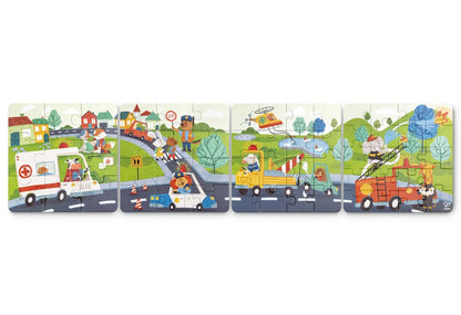 Rescue Vehicles Puzzle Set｜救援車輛拼圖套裝