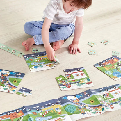 Rescue Vehicles Puzzle Set｜救援車輛拼圖套裝