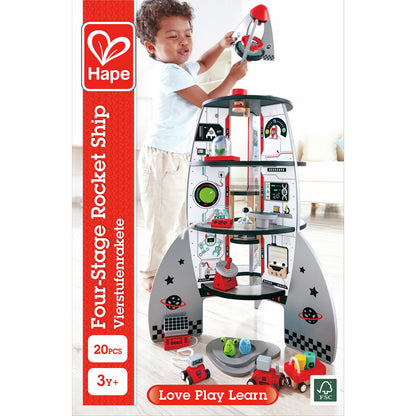 Four-Stage Rocket Ship