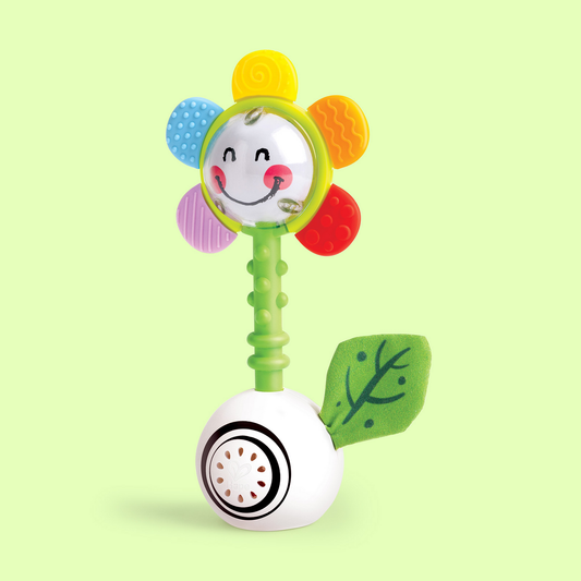 Shake & Sparkle Flower Rattle