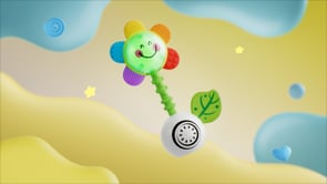 Shake & Sparkle Flower Rattle